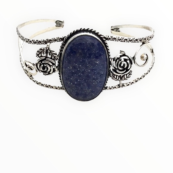 Alluring Lapis Lazuli Bracelet Boho Gemstone - Picture 4 of 6